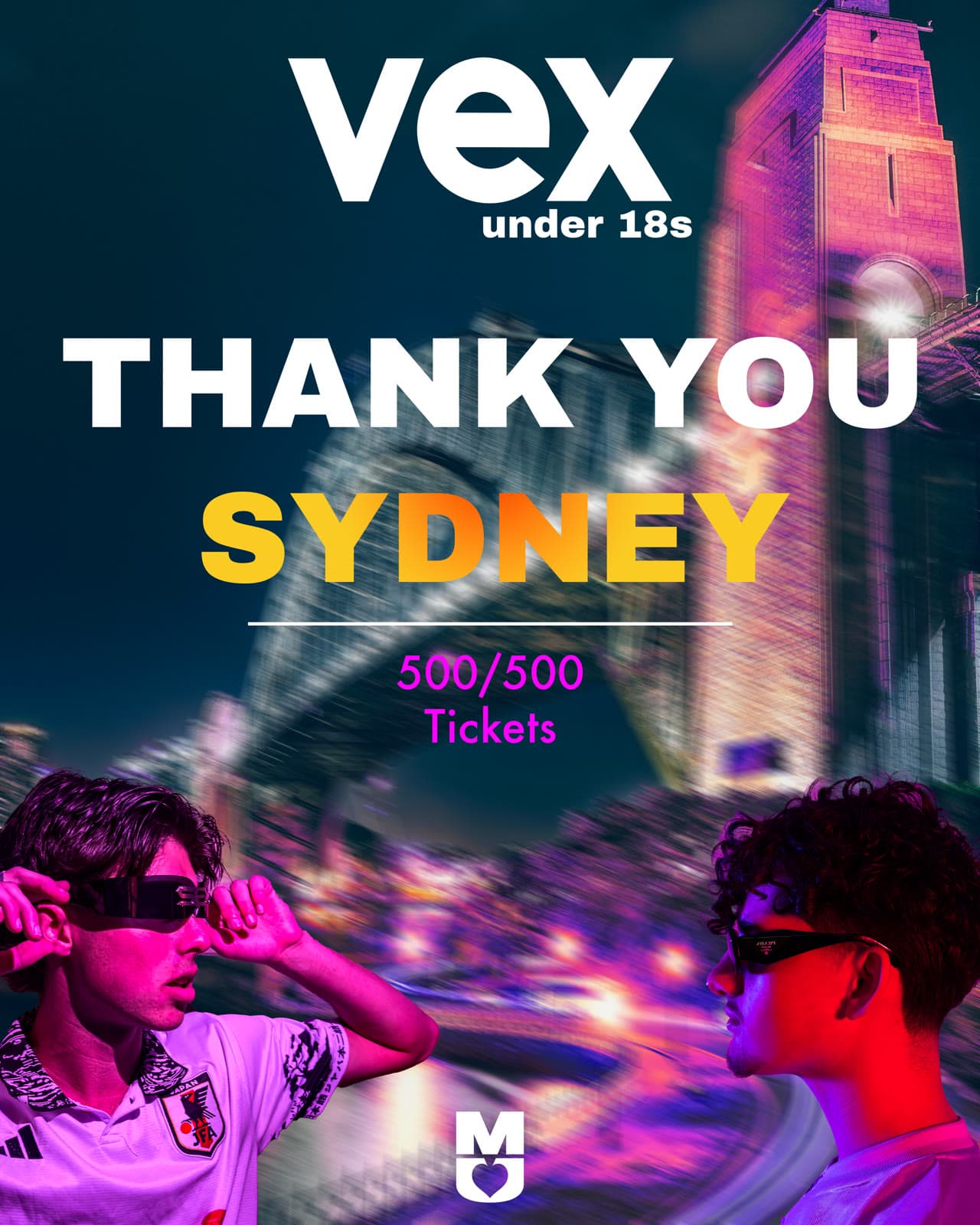 Whiteout Sydney sold out announcement