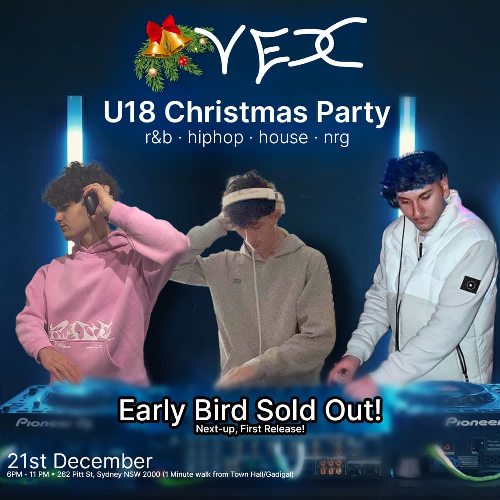 Early bird sold out graphic for the cancelled Christmas party